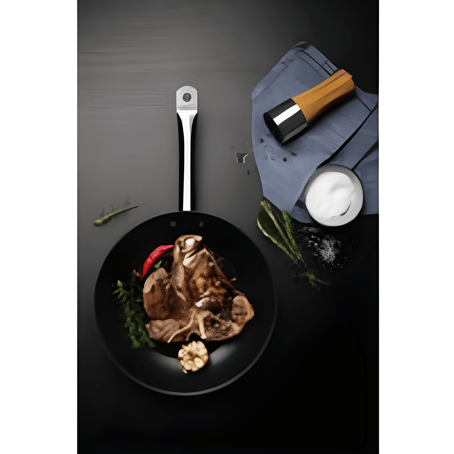 Tramontina Professional 26 cm 2 L shallow stainless steel frying pan-62635/267