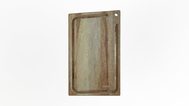 Tramontina Rectangular Wood Cutting Board with Natural Finish-13458/052