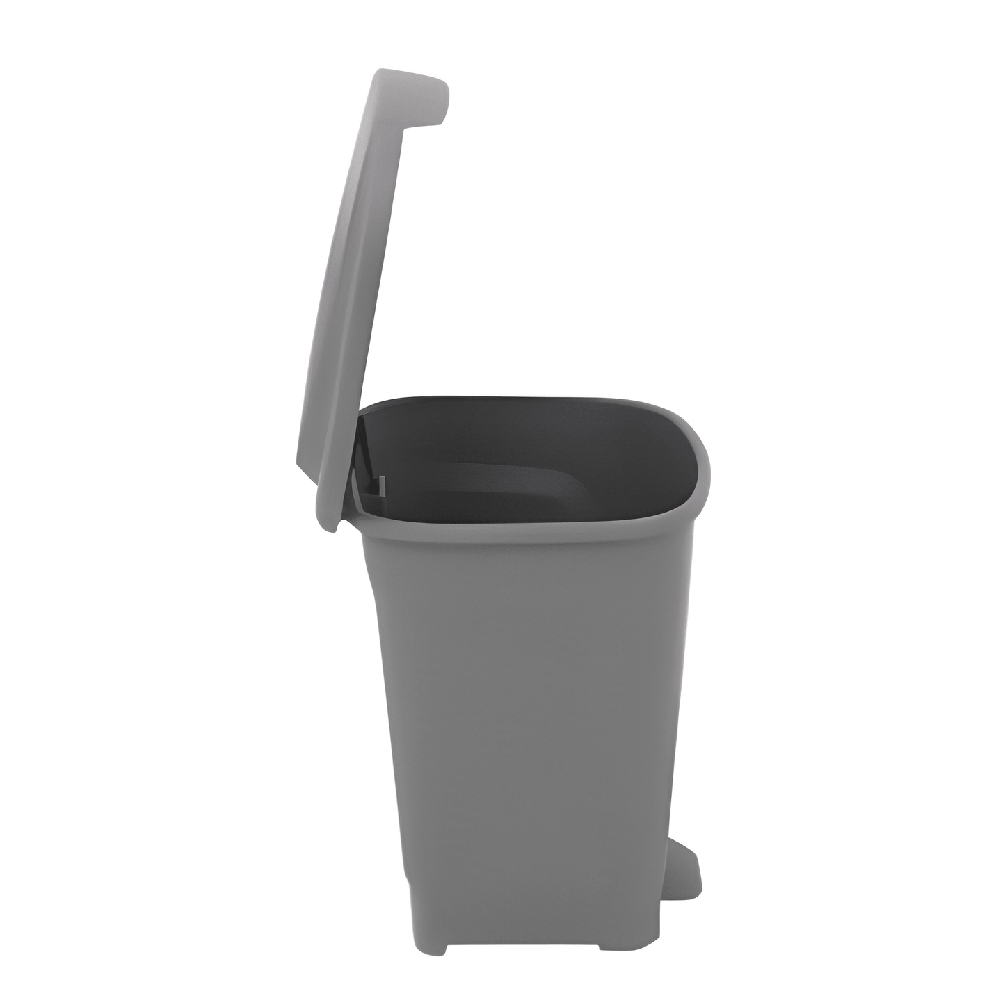 Tramontina T-Force 15-L Grey Polypropylene Trash Bin-92811/210