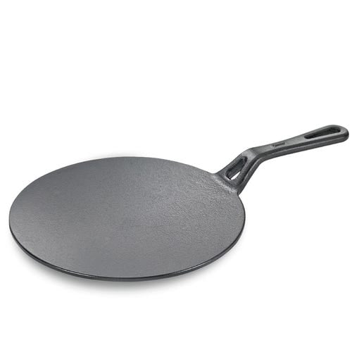 Prestige Cast Iron Scratch Resistant Concave Tawa, 25cm- 30556
