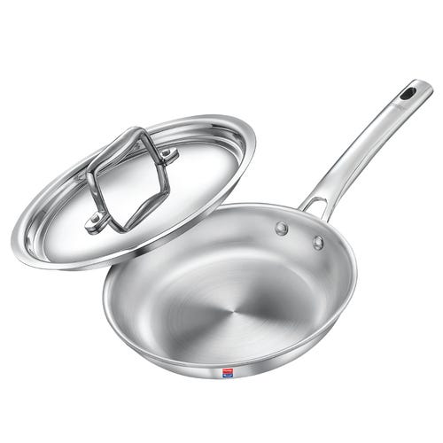 Prestige 20cm/1.0L Tri-Ply Stainless Steel Splendid Fry Pan with Lid- 38316