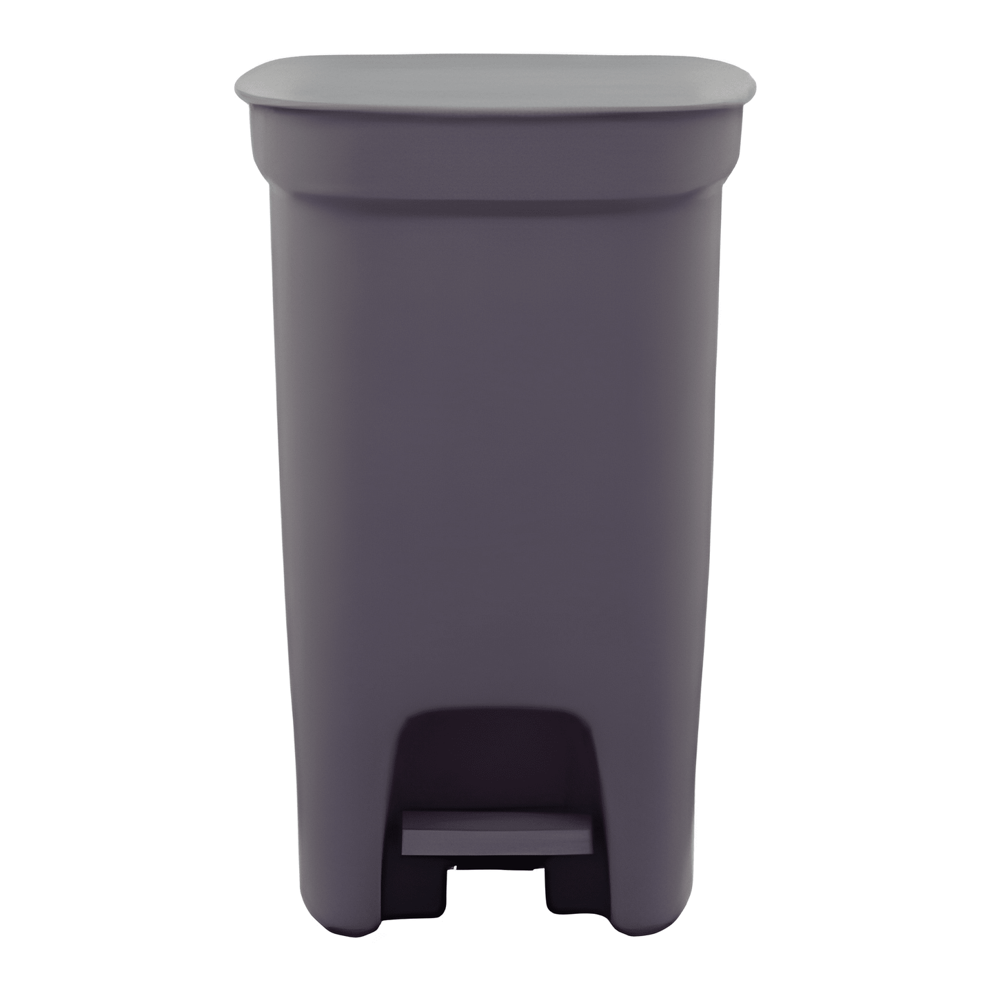 Tramontina Compact Trash Bin Pedal 10-Liter in Grey Polypropylene with Galvanized Steel Rod-92852/210