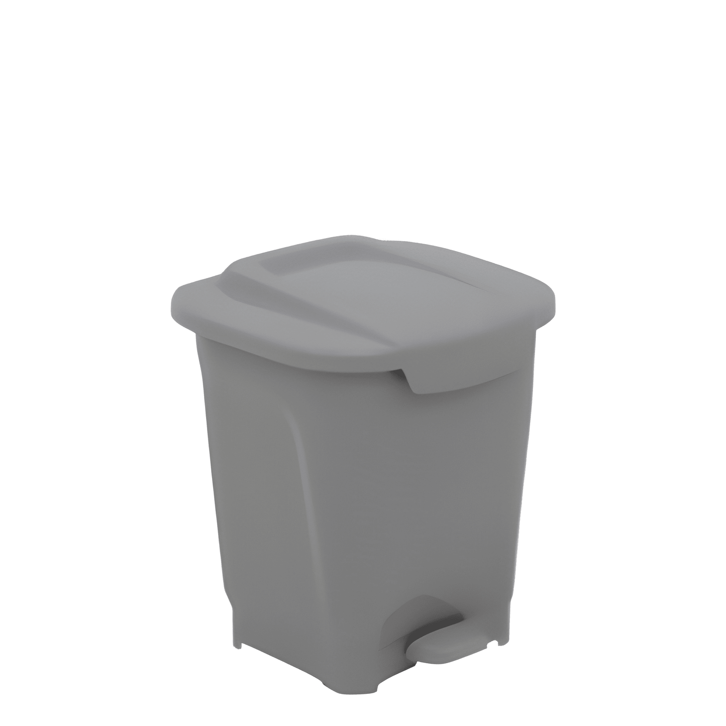 Tramontina T-Force 15-L Grey Polypropylene Trash Bin-92811/210