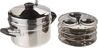 Stainless Steel Idli Cooker With Pre Idli Stand 4x4-KSSIC