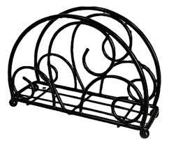Tissue Holder Metal Black-CJ301