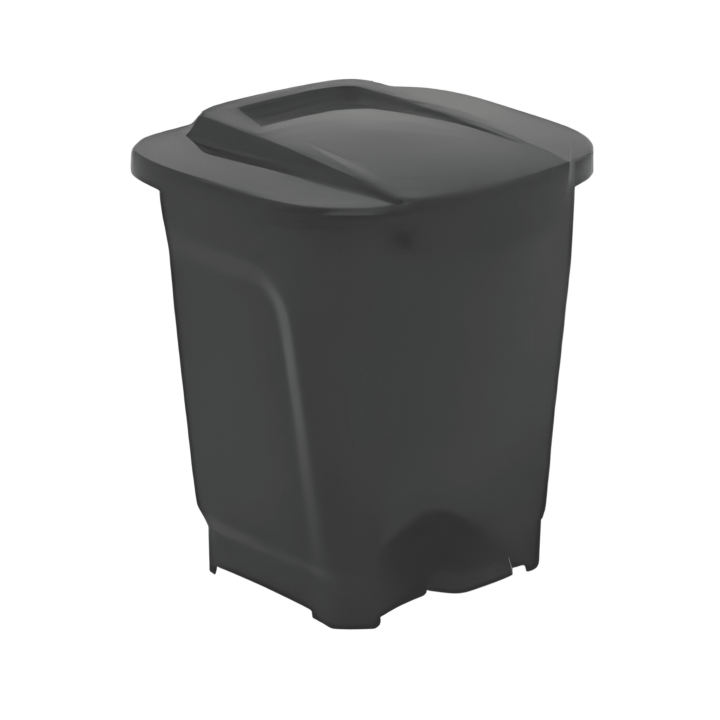 Tramontina T-Force 25-L Black Polypropylene Trash Bin-92812/009