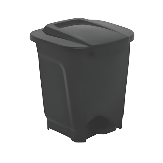 Tramontina T-Force 25-L Black Polypropylene Trash Bin-92812/009