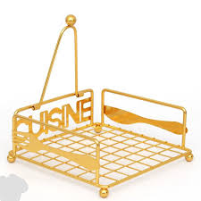 Tissue Holder Metal Gold-H-305G