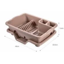 Dish Rack Single Mix Color 46x32.5x13cm- 666