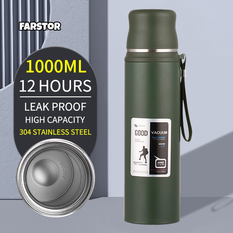 MSZM Vacuum Flask Stainless Steel 1L-X316