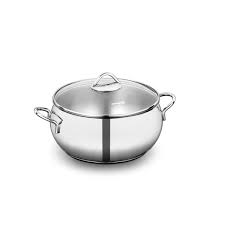Korkmaz Tombik Casserole with Glass Lid 18x10cm-2.5L-A1072