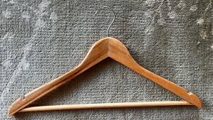 Wooden Hanger Heavy 3PC Set Dark Brown- S25