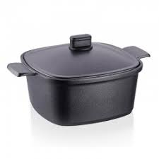 Korkmaz Casterra Square Cast Casserole 28x28x12.5cm-6.9L-A2583