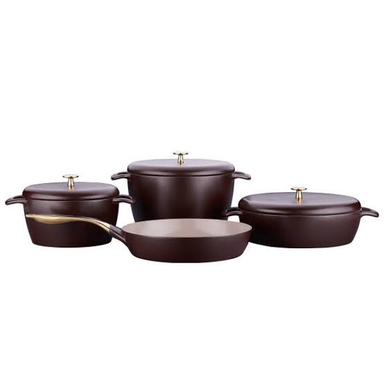 Korkmaz Gusto Sera Plus 7 Pcs Cookware Set Robusta- A2987-2