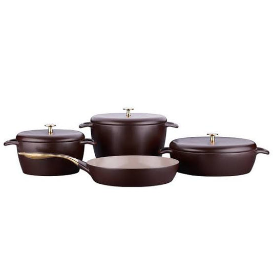 Korkmaz Gusto Sera Plus 7 Pcs Cookware Set Robusta- A2987-2