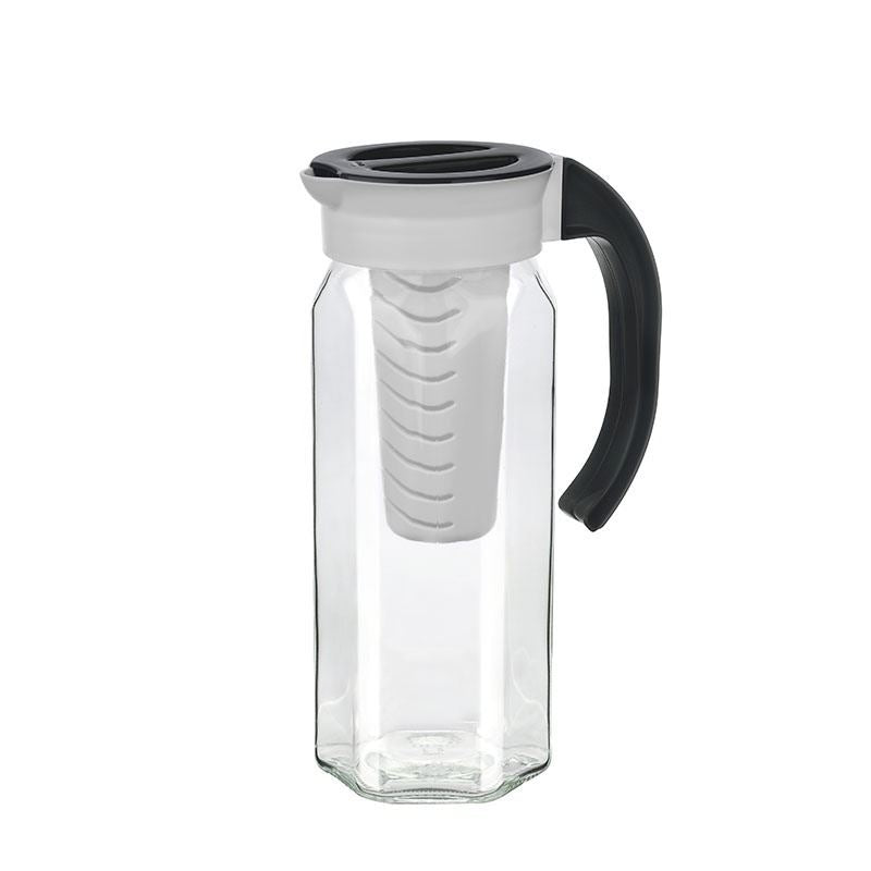 FLAY DETOX JUG WITH LID & HANDLE (BLACK / COFFEE / TURQUOISE) 1500ML-KC-108