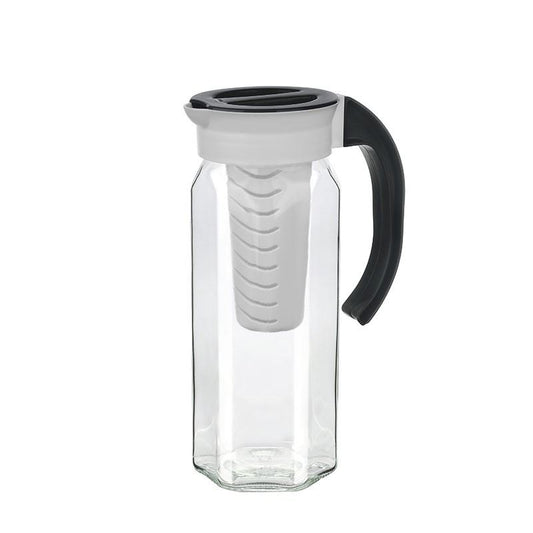 FLAY DETOX JUG WITH LID & HANDLE (BLACK / COFFEE / TURQUOISE) 1500ML-KC-108