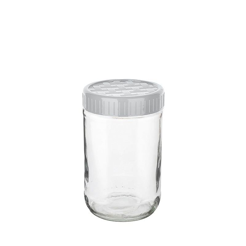 Lattice Jar with lid 660ml-KC-162