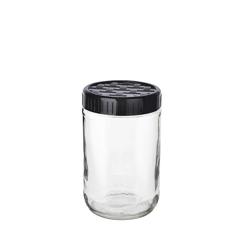 Lattice Jar with lid 660ml-KC-162