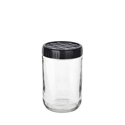 Lattice Jar with lid 660ml-KC-162