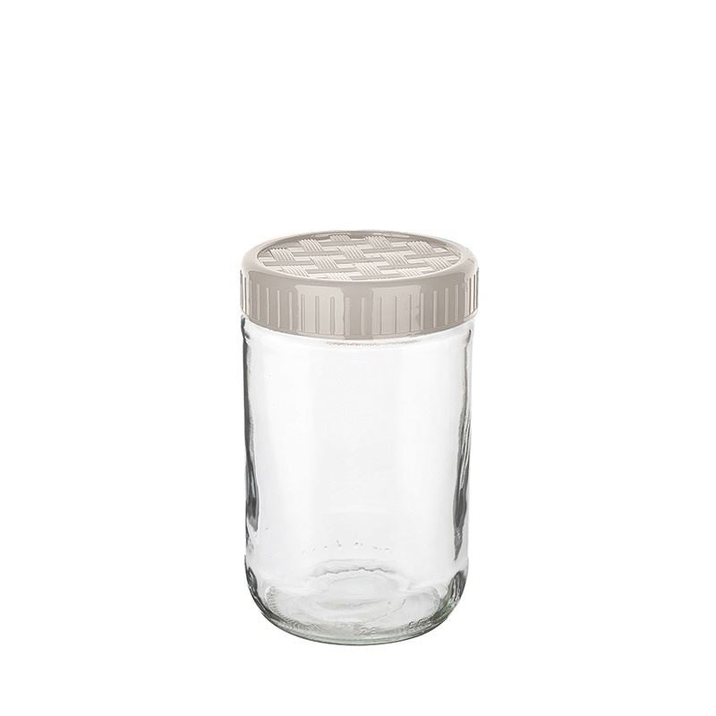 Lattice Jar with lid 660ml-KC-162
