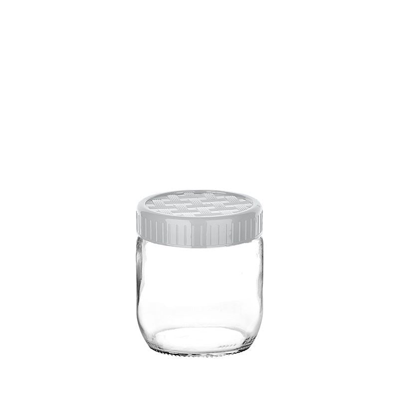 Lattice Jar with lid 425ml-KC-185