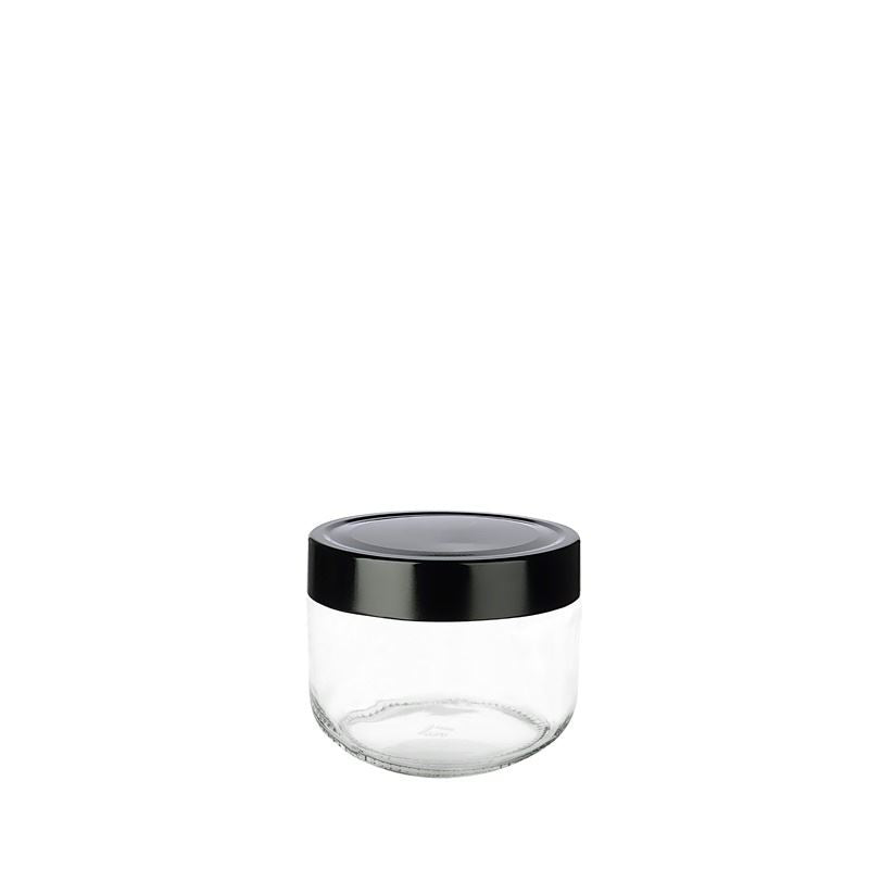MINNT JAR WITH LID (BLACK / BRONZE) 300ML-KC-266