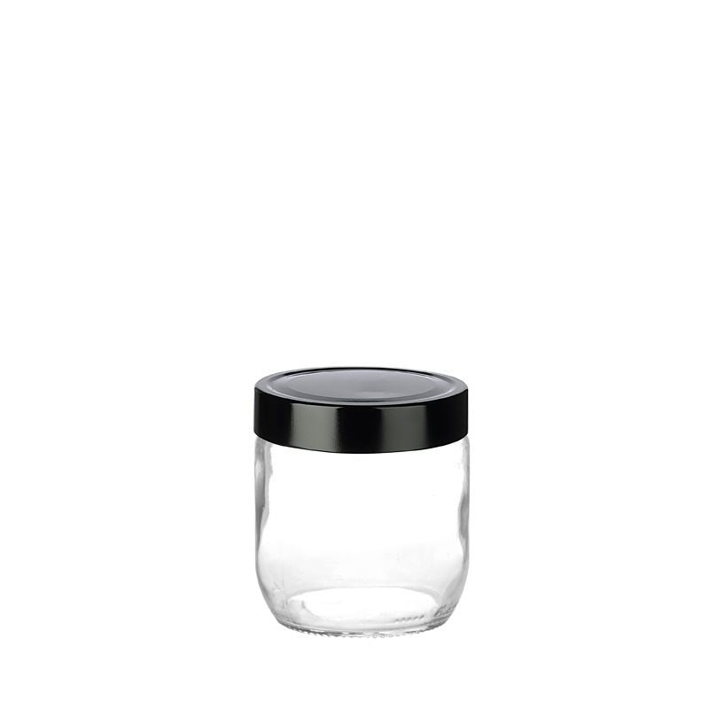 MINNT JAR WITH LID (BLACK / BRONZE)425ML-KC-267