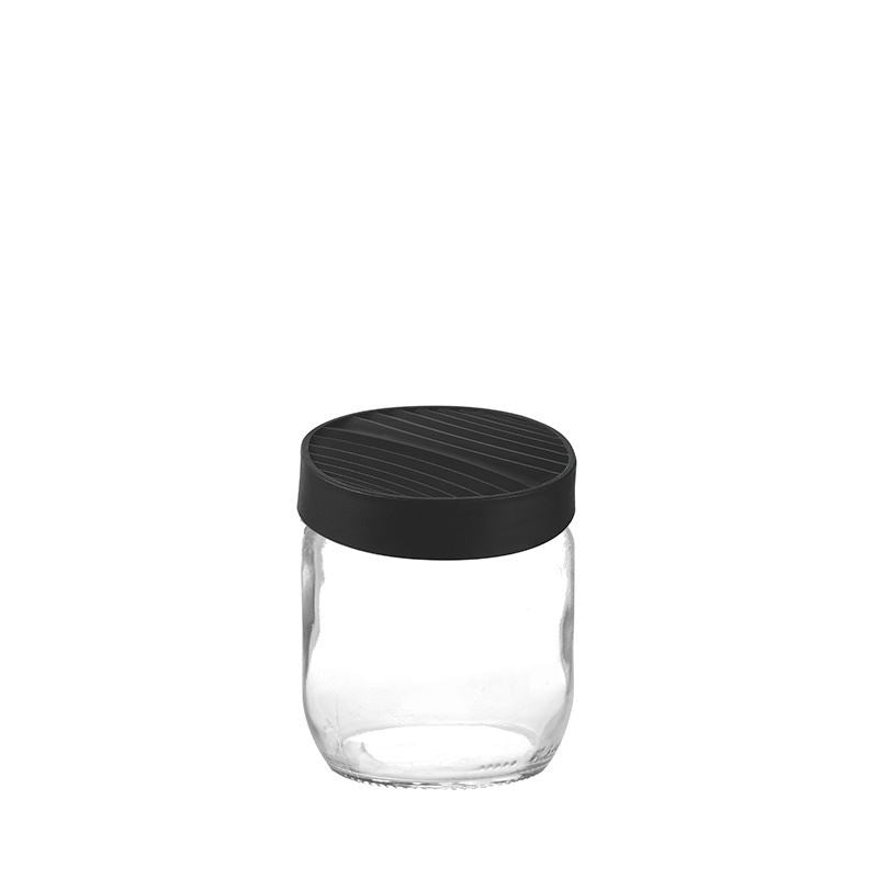 MOOD JAR WITH LID (BLACK / TURQUOISE / COFFEE / GREY)425ML-KC-281