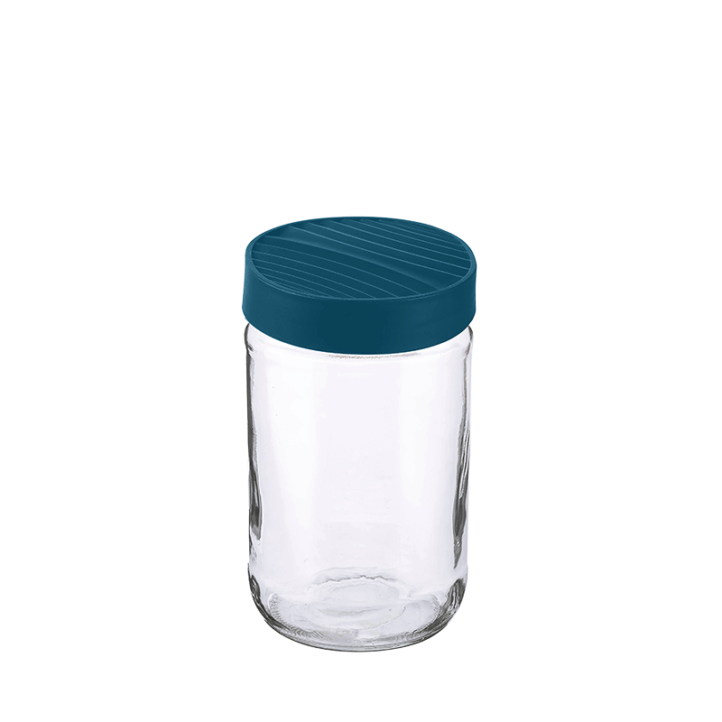 MOOD JAR WITH LID (BLACK / BLUE / COFFEE / GREY)660ML-KC-283