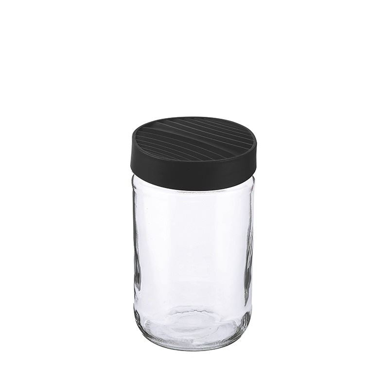 MOOD JAR WITH LID (BLACK / BLUE / COFFEE / GREY)660ML-KC-283