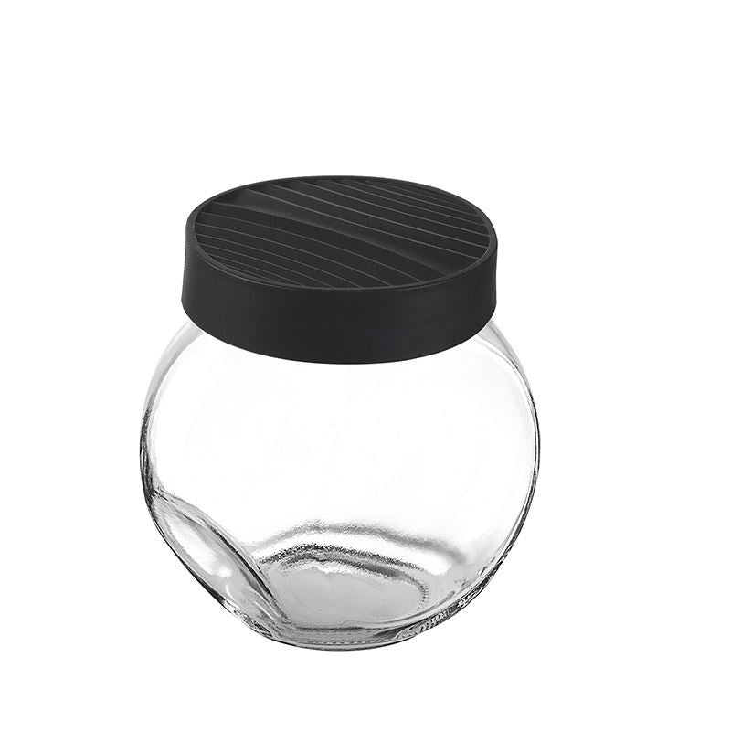 MOOD JAR WITH LID (BLACK / TURQUOISE / COFFEE / GREY)750L-KC-286