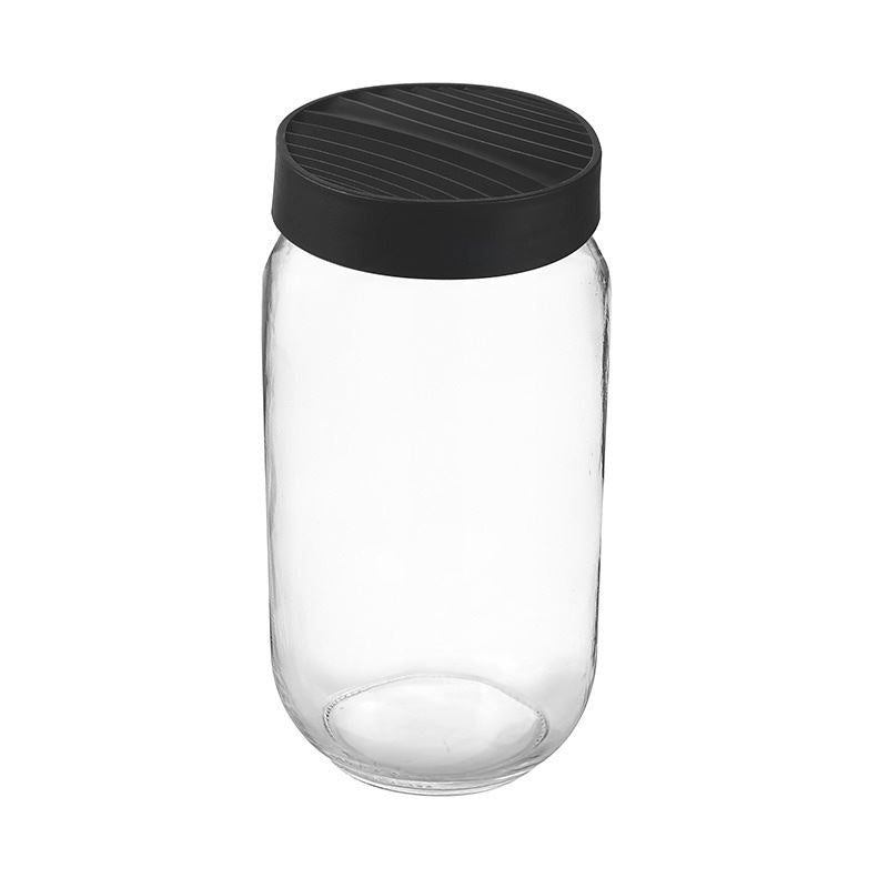 MOOD JAR WITH LID (BLACK / TURQUOISE / COFFEE / GREY)1000ML-KC-287