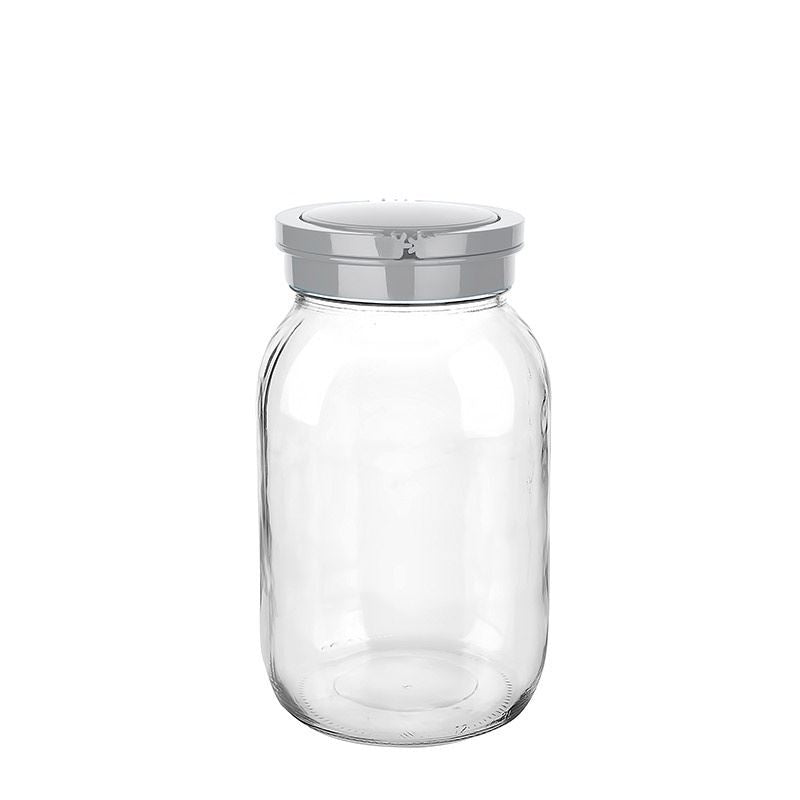 NISH JAR WITH LID (BLACK / TURQUOISE / COFFEE / GREY)3000ML-KC-371