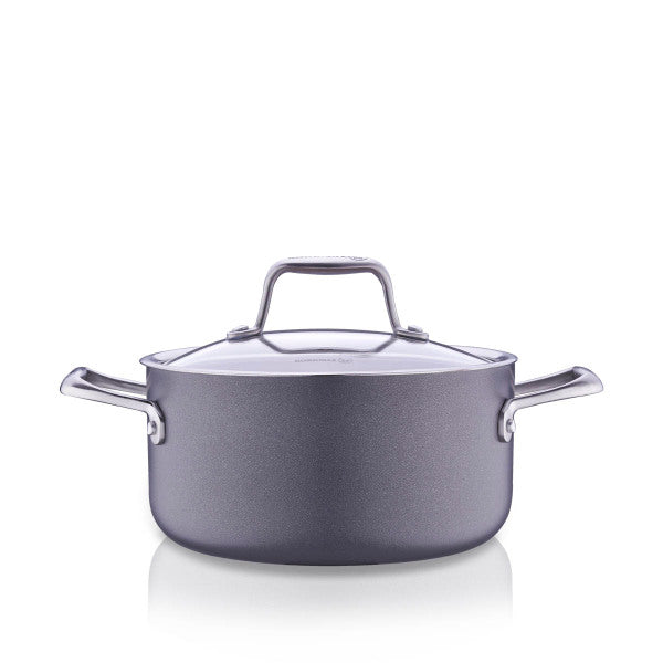 Korkmaz Boena Casserole with Glass Lid 24x12.5cm-6.9L- A3952