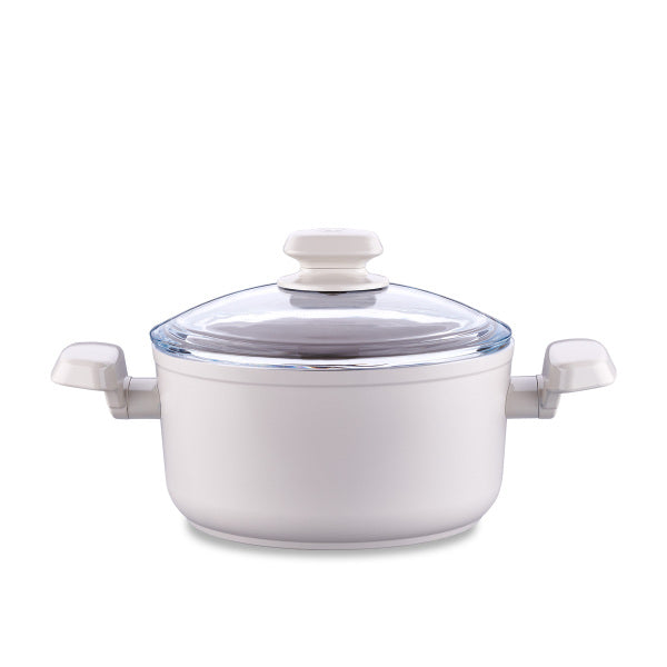 Korkmaz Ornella Sera Saucepan Vanilla 28x14.5cm- A3973