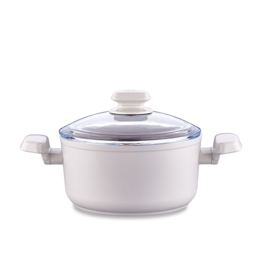 Korkmaz Ornella Sera Saucepan Vanilla 28x14.5cm- A3973
