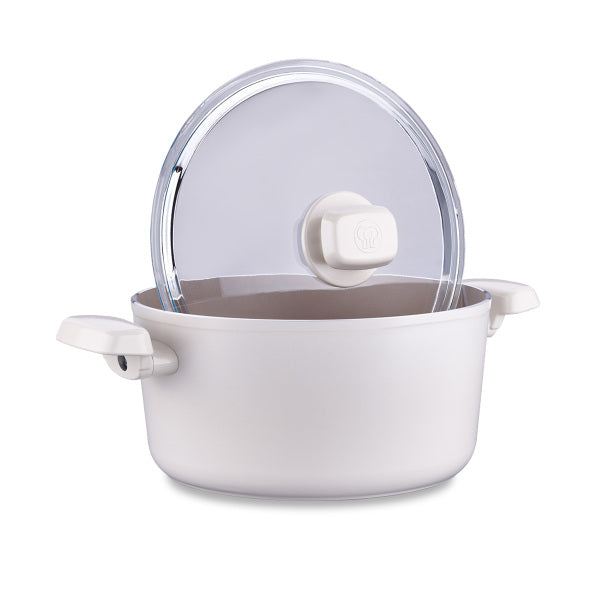 Korkmaz Ornella Sera Saucepan Vanilla 28x14.5cm- A3973