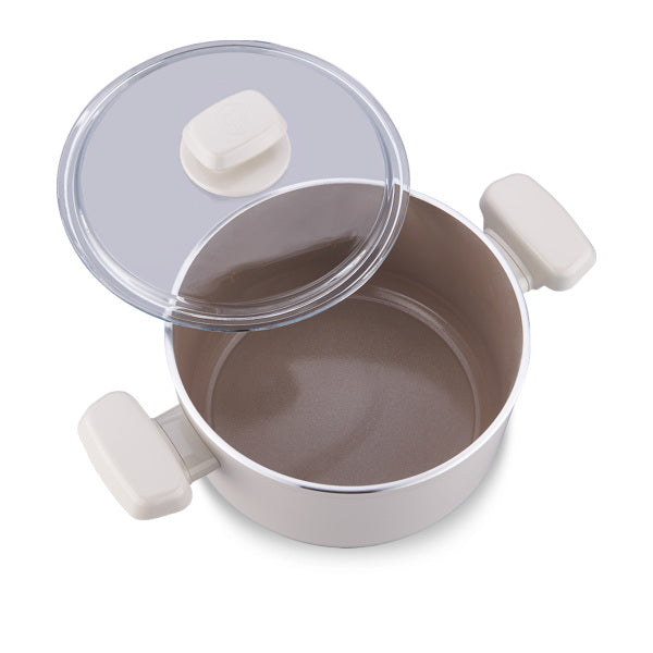 Korkmaz Ornella Sera Saucepan Vanilla 28x14.5cm- A3973