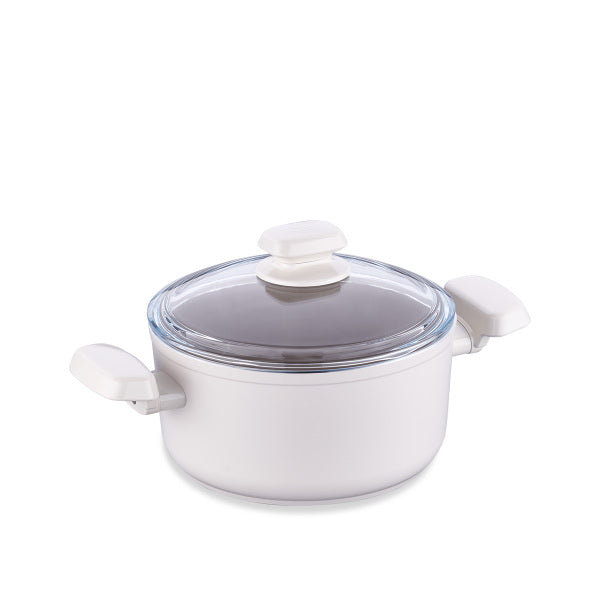Korkmaz Ornella Sera Saucepan Vanilla 28x14.5cm- A3973