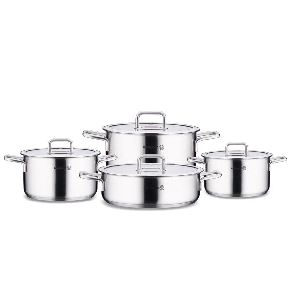 Korkmaz Stella 8pcs Cookware Set- A2931