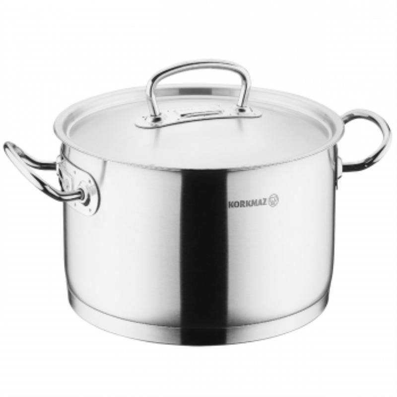 Korkmaz Proline Casserole with Stainless Steel Lid 16x10cm-2L-A1160
