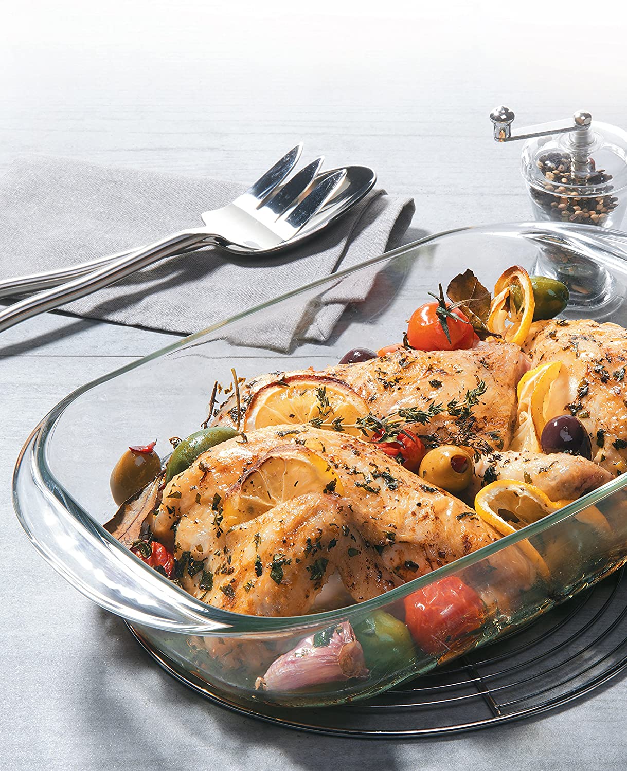 Duralex Ovenchef Rectangular Roaster 20 x 33 cm – Kitchen