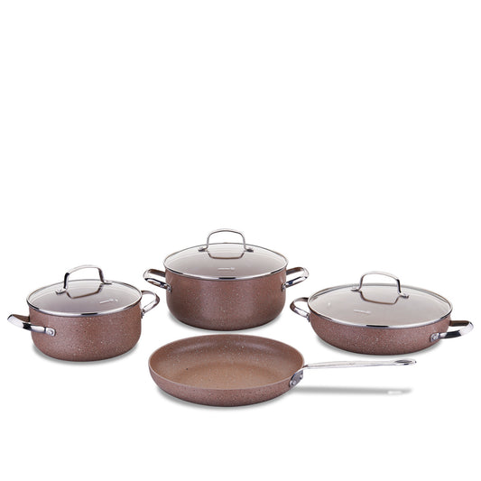 Korkmaz Browni 7 Piece Cookware Set - A2900