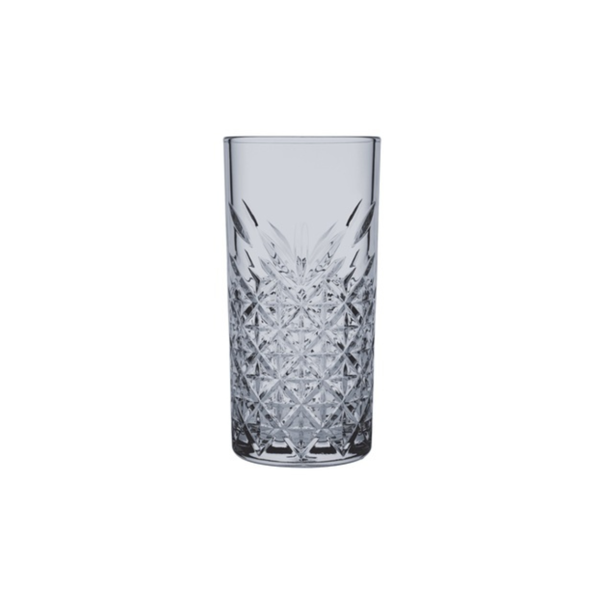 Pasabahce Timeless Grey/Turq 4pcs 450ml Glass Set - 52800