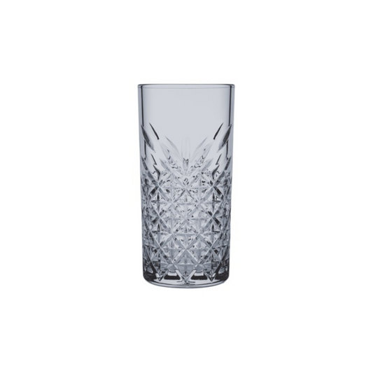 Pasabahce Timeless Grey/Turq 4pcs 450ml Glass Set - 52800