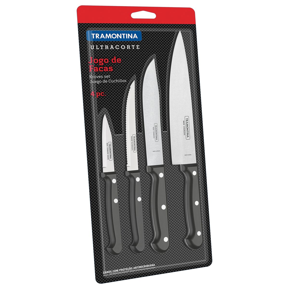 Tramontina Knives 4pcs Set Ultracorte - 23899/061