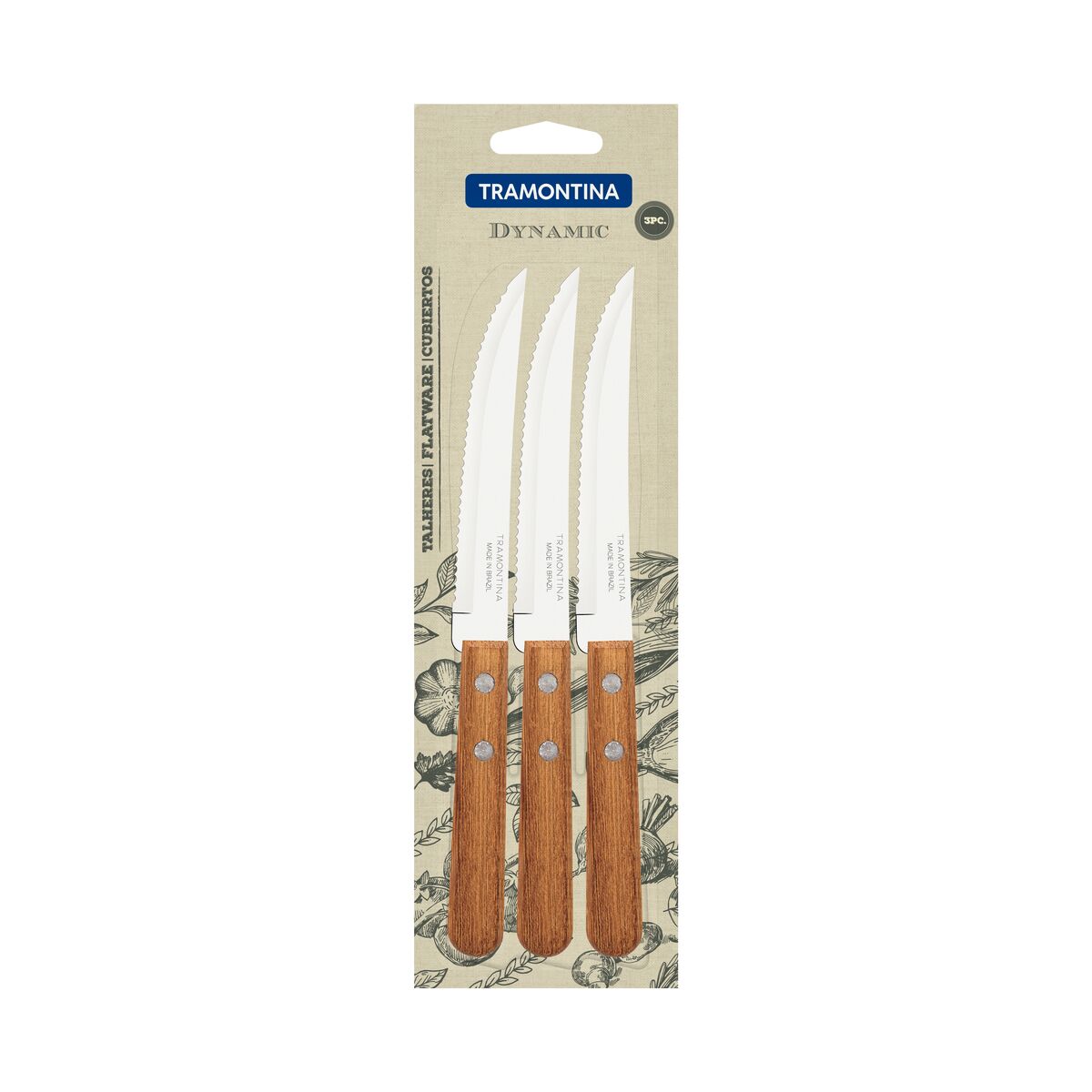 Tramontina Steak Knife 3pcs Set - 22300/305